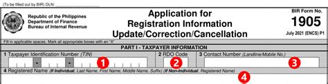How To Easily Transfer Your Rdo Using Bir Form 1905 .